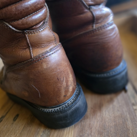 ✨👢RARE FIND Vintage Justin Cowboy Boots – Women’s Size 7 - Made in 🇺🇸 Leather - Picture 10 of 12